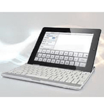 Trade Shop Traesio-tastiera Qwerty Bluetooth Per Ipad 2 E 3 Supporto Case Cover In Alluminio Tablet -