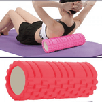 Trade Shop Traesio-rullo Fitness Pilates Schiuma Tubo Esercizi Palestra Yoga Massaggi Schiena 33x14 -