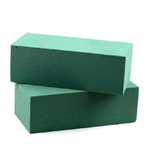 Trade Shop Traesio-spugna Per Fiori 2pz Spugne Idrofila Verde 23x11cm Fioristi Composizione Floreali -