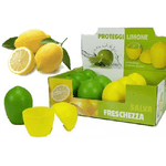 Trade Shop Traesio-2 Pezzi X Contenitore Salvalimone Salva Freschezza Limone Porta Limoni -