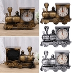 Trade Shop Traesio-orologio Sveglia Tavolo Forma Treno Train Locomotiva Analogica Allarme Casa -