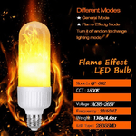 Trade Shop Traesio-lampadina Lampada A Led Bulb Effetto Fiamma Fuoco Movimento Attacco E27 5w Watt -