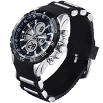 Trade Shop Traesio-orologio Polso Uomo Analogico Digitale Multifunzione Yx 1103 Military Nero -