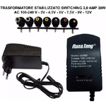 Trade Shop Traesio-alimentatore 3a 30w Trasformatore Stabilizzato Switching Regolabile Universale -