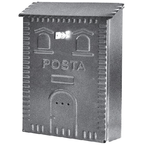 Trade Shop Traesio-cassetta Posta Postale In Ferro Battuto Esterno Buca Lettere 25x38x8cm -