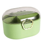 Trade Shop Traesio-contenitore Organizzatore Per Cassetti Arredamento Colore Verde Dim. 27x24x18 Cm -