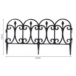 Trade Shop Traesio-recinzione Per Giardino Steccato Bordo Per Prato In Polipropilene Dim 32x60cm -