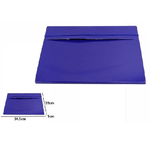 Trade Shop Traesio-set 2 Pezzi Cartelline Porta Documenti Cartellina Molla Custodia Blu 68206 -