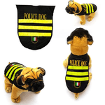 Trade Shop Traesio-pettorina Impermeabile Vestito Catarifrangente Cane Polizia Police Dog Mantella -