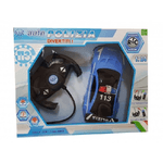 Trade Shop Traesio-macchina Polizia 113 Telecomandata Rc 1:24 Luci Girevole Sensore Gioco Bambini -