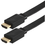 Trade Shop Traesio-cavo Piatto Hdmi 1080p Maschio Maschio Per Televisore Console Game Nero Da 1,5mt -