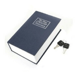 Trade Shop Traesio-libro Cassaforte Salvadanaio Segreto Soldi Gioielli 265 X 200 X 65 Mm -