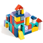 Trade Shop Traesio-blocchi Colorati In Legno Costruzioni Building Blocks Per Bambini 3+ Anni -