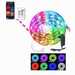 Trade Shop Traesio-striscia Led Digitale Intelligente Wifi Kit 5mt 24w Rgb Sincronizza Musica Xz-d031 -