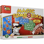 Trade Shop Traesio-tombola Magic Tombolina Con 24 Cartelle Cartellone E Numeri In Legno -