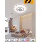 Trade Shop Traesio-plafoniera Soffitto Luce Led Rgb Bluetooth Cassa Telecomando Dimmerabile C44-rgb-o -