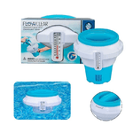 Trade Shop Traesio-dispenser Dosatore Galleggiante Pastiglie Cloro Medio Termometro Piscina 58701 -