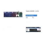 Maxtech-tastiera Gaming Da Gioco Led Retroilluminata Rgb Keyboard Pc Con Filo Ek-rgb03 -