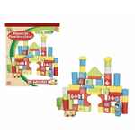 Trade Shop Traesio-blocco Costruzioni In Legno Giocattolo Gioco Educativo Per Bambini +3 Anni -