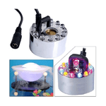 Trade Shop Traesio-generatore Nebbia Mm-32 Lampada A Led Multicolor Per Acquario Rgb 12 Led -