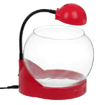 Trade Shop Traesio-lampada Mini Acquario Ampolla Tg01 Capacita' 2 Litri 3 Led 20x19x27cm -