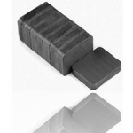 Trade Shop Traesio-set 12 Calamite Potenti Magneti Magnetiche Per Fimo Ferrite 20x12x3cm Didattiche -