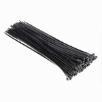 Trade Shop Traesio-set 100pz Fascette Serracavo Autobloccanti In Nylon Nero 4.8mm X 350 Mm 48-350-n -