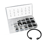 Trade Shop Traesio-kit Anelli Elastici Seeger Set Box Da 300 Pz Diverse Misure Fermi Assiale Becco -