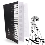 Trade Shop Traesio-pentagramma Quaderno A4 Maxi Musica Spartiti Spartito Musicale 30 Fogli -