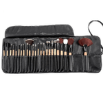 Trade Shop Traesio-set 32 Pennelli Per Trucco Cosmetica Make Up Ombretto Fard Con Custodia Borsa -