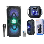 Trade Shop Traesio-cassa Speaker Bluetooth Con Microfono Radio Usb Tf Card Altoparlante Led Mk-b11 -