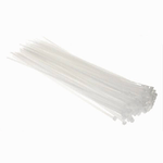 Trade Shop Traesio-set 100 Pz Fascette Serracavo Autobloccanti In Nylon Bianco 4.8 X 350mm 48-350-b -