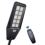 Trade Shop Traesio-faro Stradale Solare Led 170 W Sensore Crepuscolare Ip65 Pannello Fotovoltaico -