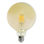 Trade Shop Traesio-lampadina Led Filamento Vintage 12 W E27 Ambrato Globo G125 Luce Calda G125-o12c -