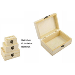 Trade Shop Traesio-set 3 Scatole In Legno Decoupage Portagioie Matrioska Cofanetto 74015a Ly-10298 -