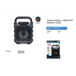 Maxtech-cassa Speaker Bluetooth Effetto Rgb Altoparlante Portatile Batteria 35w Ca-bt010 -