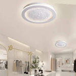 Trade Shop Traesio-lampada Da Soffitto Plafoniera Led 37 W Cct 3 Colorazioni Di Luce Bianco C56-b3c -