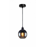 Trade Shop Traesio-lampadario A Sospensione Vintage Da Soffitto Attacco E27 Effetto Ambrato Lp-12n -