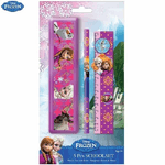 Trade Shop Traesio-kit Per La Scuola Disney Frozen Set 5 Pezzi Matita Gomma Per Bambini -