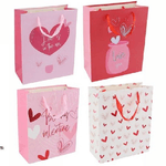 Trade Shop Traesio-set 6 Buste Regalo Borsa Sacchetti San Valentino 18x23x10cm 69875 Varie Fantasie -