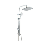 Trade Shop Traesio-colonna Doccia Saliscendi Miscelatore Cromato Rubinetto Soffione Doccetta 59396 -