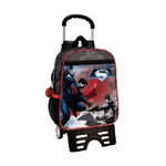 Trade Shop Traesio-zaino Trolley 28 Carrello Zainetto Carrellino Scuola Asilo Batman Vs Superman -