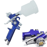 Trade Shop Traesio-pistola Aerografo Spray Gun Serbatorio Verniciatura Innesto Rapido 125 Ml H2000p -