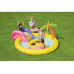 Trade Shop Traesio-piscina Gonfiabile Giardino Per Bambini Con Scivolo 237x201x104cm Sunnyland 53071 -