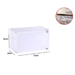 Cleafe-box Scatola Salvaspazio Portatutto Contenitore Organizer Armadi 52x30x30cm 59976 -