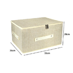 Cleafe-scatola Box Salvaspazio Portatutto Contenitore Organizer Cerniera 79415 35x26x20cm -