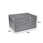 Cleafe-box Scatola Salvaspazio Portatutto Contenitore Organizer Cerniera 79416 45x35x20cm -