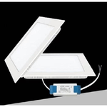 Trade Shop Traesio-pannello Led Incasso Quadrato Slim Plafoniera 3w Cct 3 Colorazioni Luce P73a-q3c -