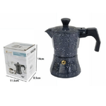 Trade Shop Traesio-caffettiera Moka Macchinetta Caffè Espresso Effetto Pietra Misura 1 Tazza -