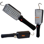 Trade Shop Traesio-torcia Lampada Portatile Gancio Calamitata 34 Led Da Lavoro Ricaricabile Zj-859 -